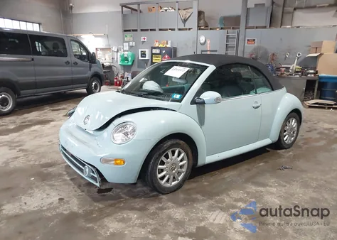 2004 Volkswagen New Beetle Gls из США, поврежденный, VIN 3VWCM31Y44M327136